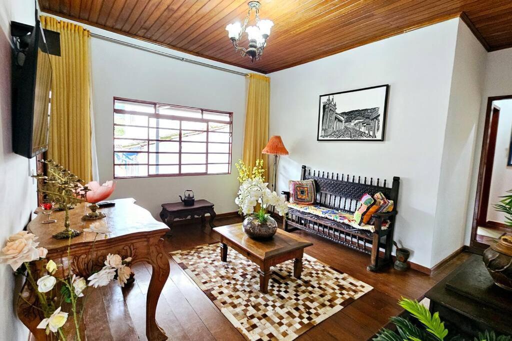 Вилла Casa Dos Coelhos, 750M Do Centro, Ate 12 Pessoas Тирадентис Экстерьер фото